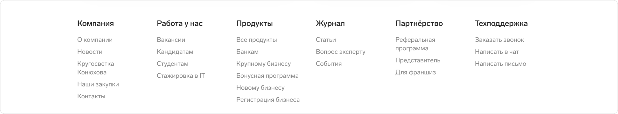 Центр поддержки — Экраны — Компоненты — Контур.Гайды